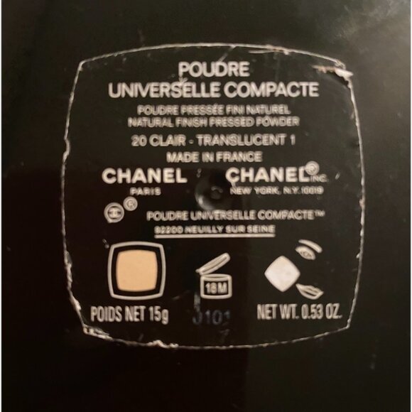 Authentic Chanel Empty Makeup Compacts with Mirror CC Logo Ring from Paris - Picture 4 of 4